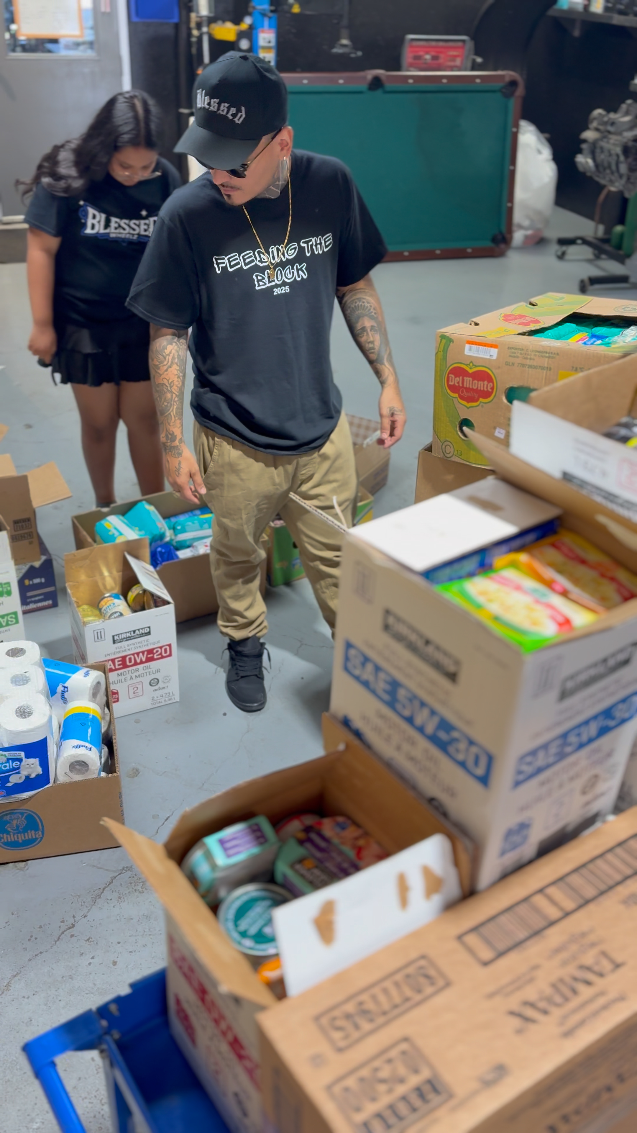 More donations at the shop